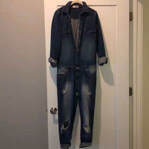 Blue jean jumpsuit!